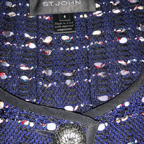 St. John wool blend jacket. - Picture 4 of 6